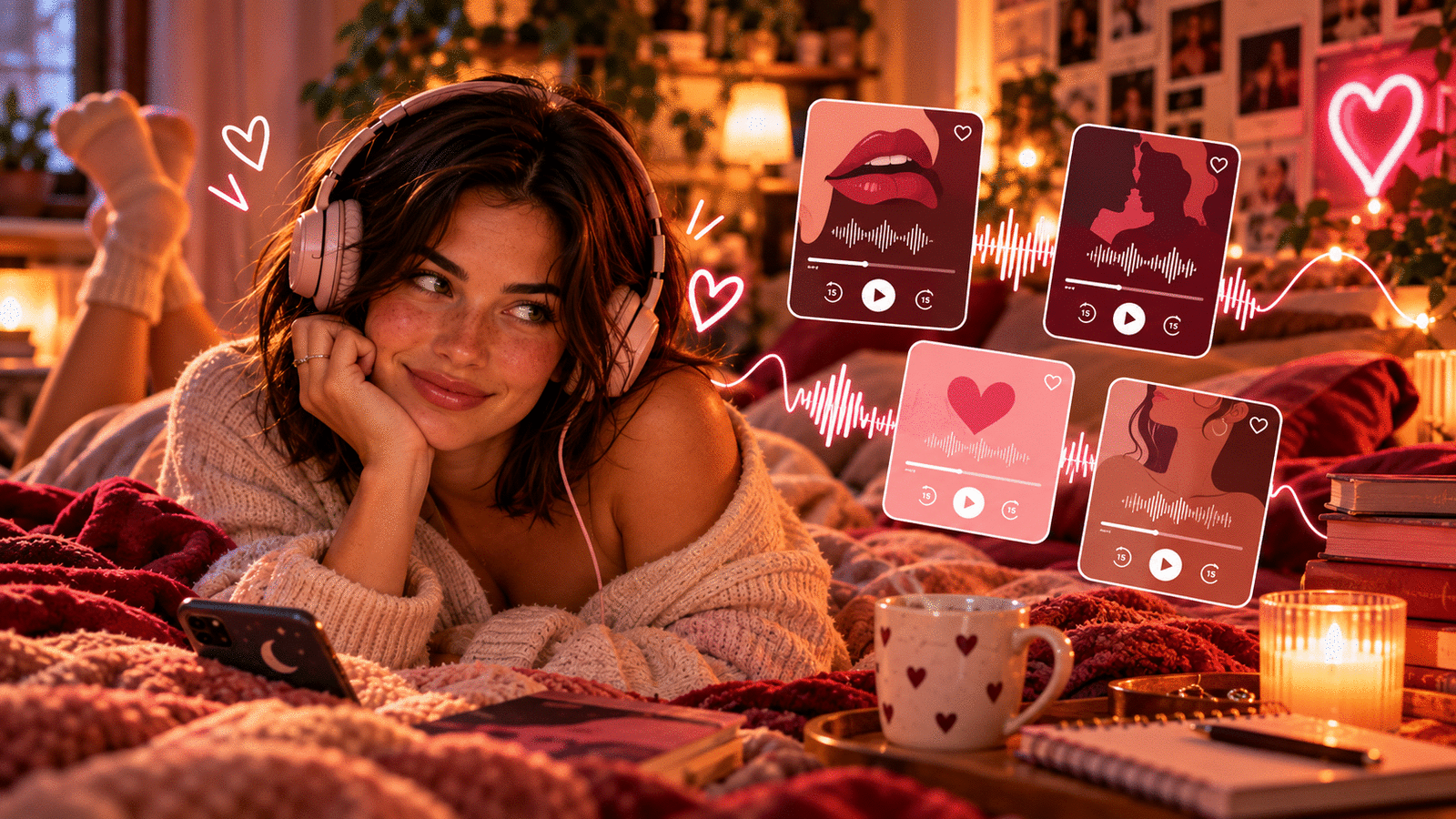 Illustration de l'article : Audios érotiques : 5 émissions qui vont te faire chauffer les oreilles Audios érotiques : 5 émissions qui vont te faire chauffer les oreilles