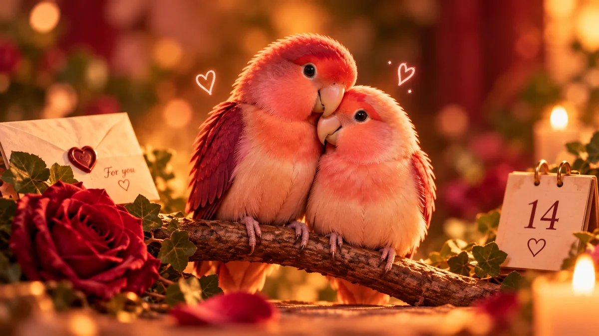 L'origine de la Saint-Valentin : une histoire d’amour et d’oiseaux L'origine de la Saint-Valentin : une histoire d’amour et d’oiseaux