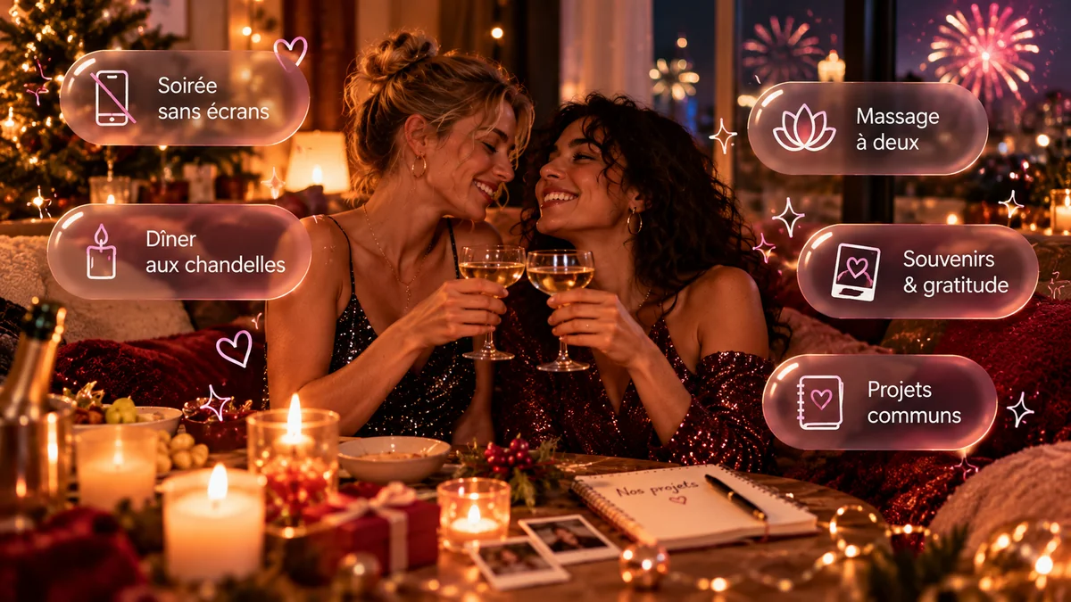 Nouvel an en amoureux : 5 idées pour bien démarrer l’année Nouvel an en amoureux : 5 idées pour bien démarrer l’année