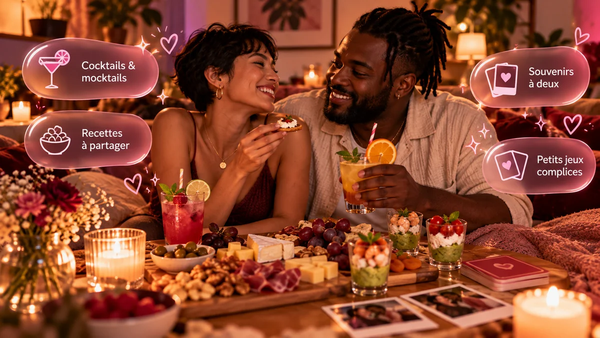 Apéro romantique à la maison ! 5 idées d'activités et de recettes simples Apéro romantique à la maison ! 5 idées d'activités et de recettes simples