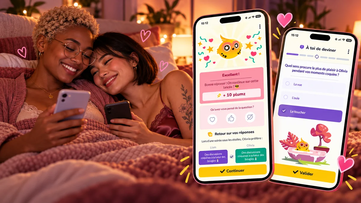 Questions coquines à poser : Le mode Sexy de LovBirdz