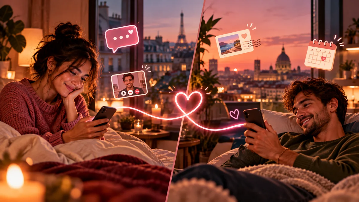 Amour à distance : 5 idées pour garder la magie vivante Amour à distance : 5 idées pour garder la magie vivante