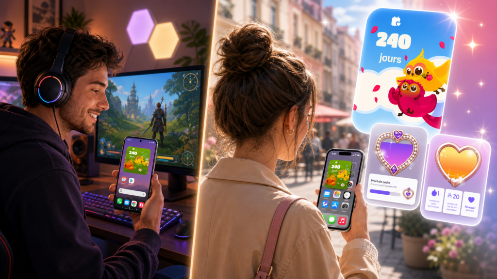 Applications widget couple LovBirdz et Love Widget - meilleurs widgets d'écran d'accueil pour couples