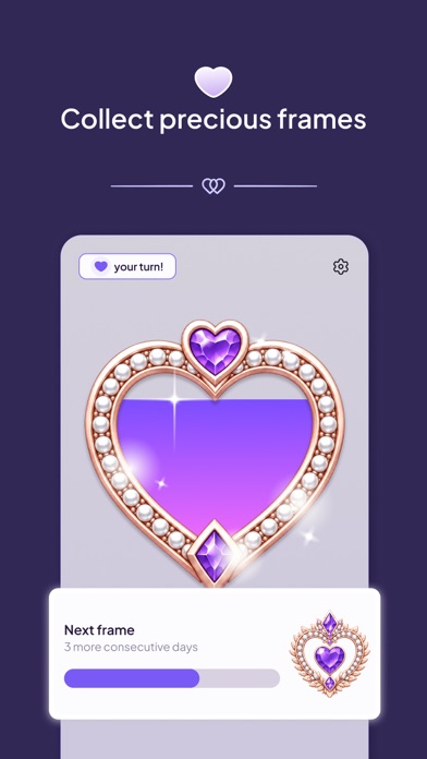 Love Widget - rituel quotidien de connexion couple à distance